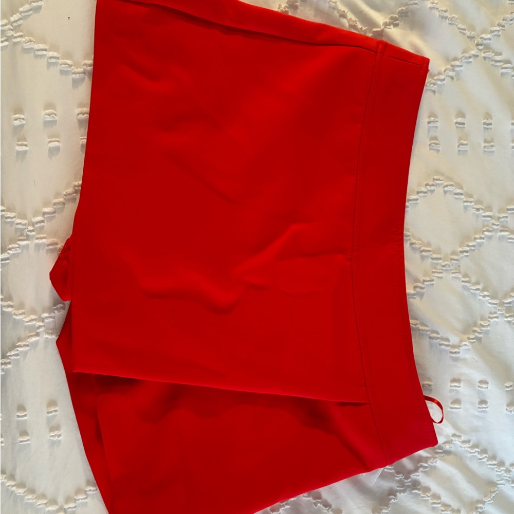 Zara Bold Red Mini Skirt